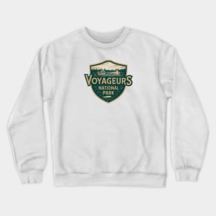 Vintage Retro Voyageurs National Park Minnesota Landscape Crewneck Sweatshirt